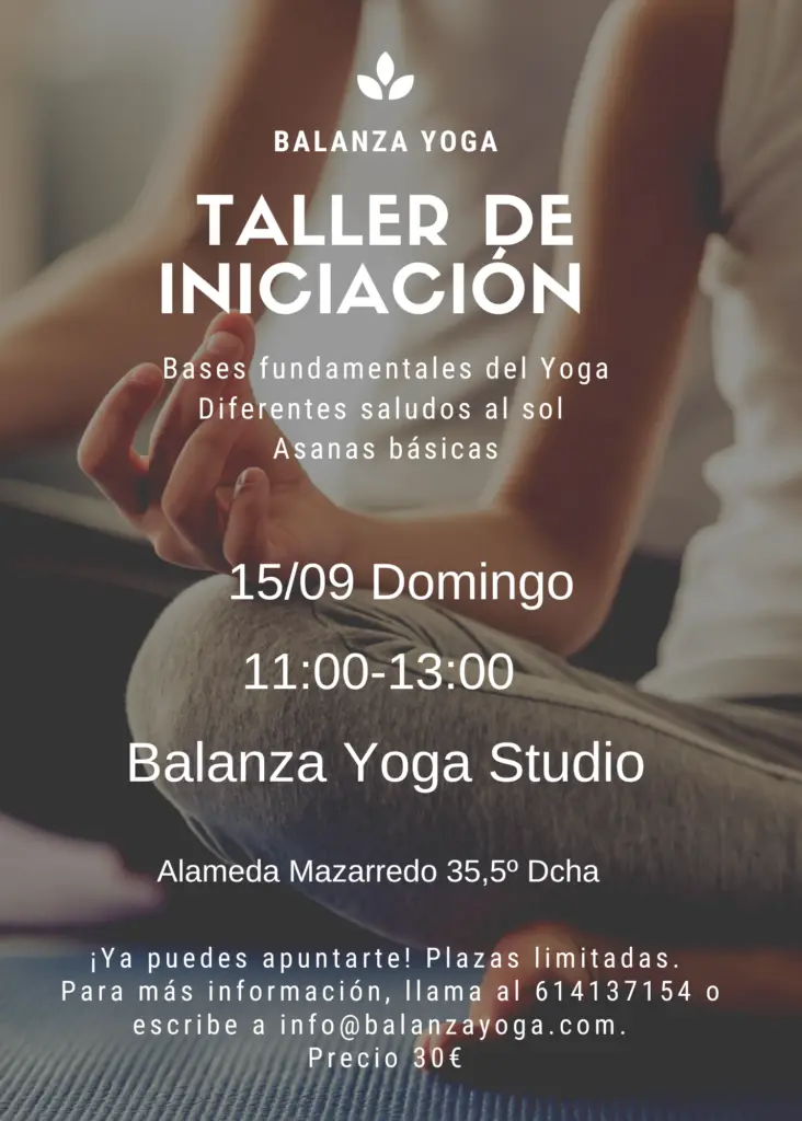 Taller de iniciación al Yoga